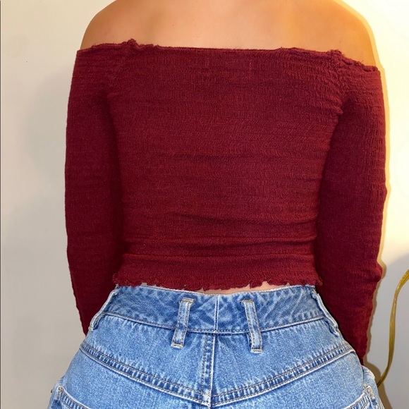 Fitted off the shoulder top - Picture 3 of 5